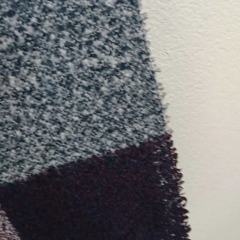 Womens Elegant Multicolor Plaid Textured Scarf